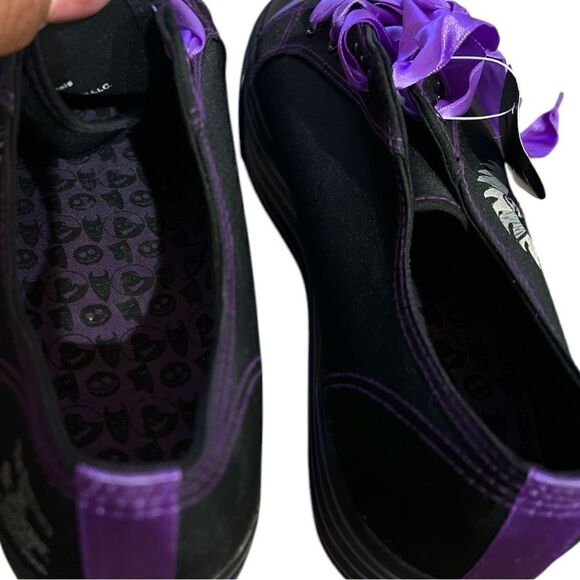 03’ Nightmare Before Christmas 10th Anniversary Black Purple Platform Sneaker 11 - Picture 4 of 6
